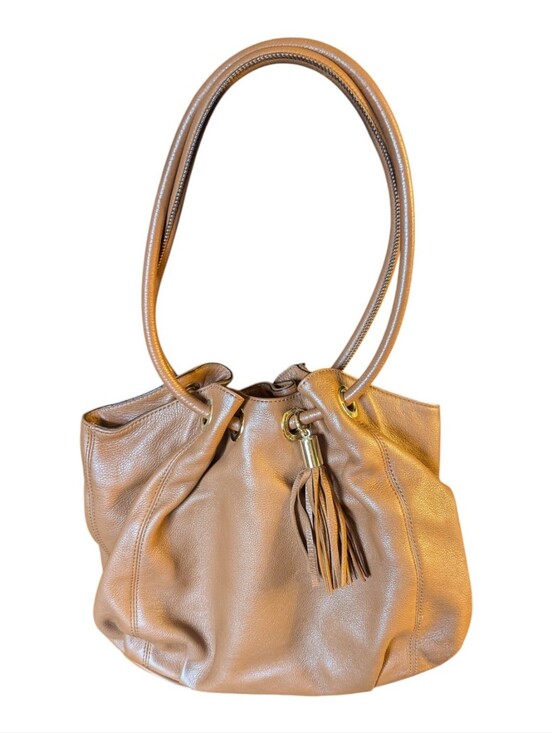 Michael Kors Handbags - Michael Kors Caramel Colored Purse Bag Leather